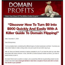 Turnkey Domain Profits Website Script & eBook