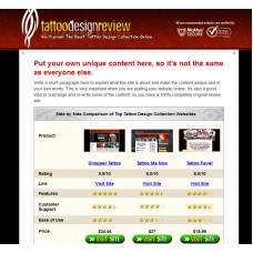 ClickBank Tatto Design Review Website